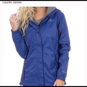Lauren James Navy Rain Jacket
